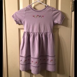 Light Purple Short Sleeve Dress Girls Size 5